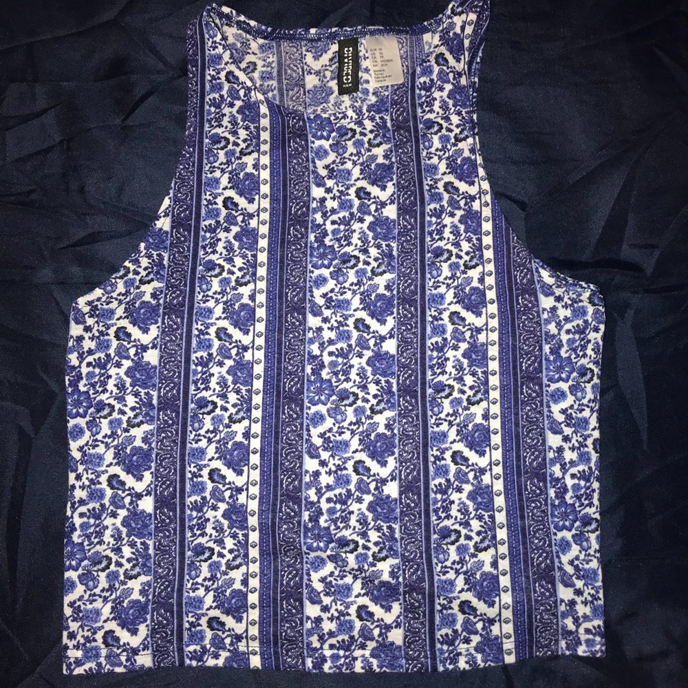 H&M FLOWY TANK TOP